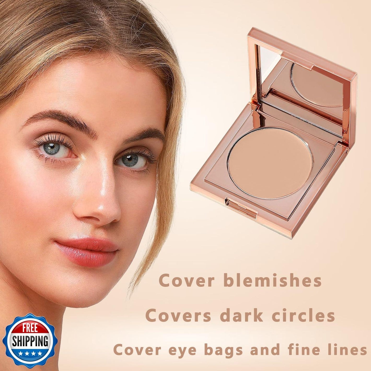 TIRDET Colored Clay CC Undereye Corrector, under Eye Concealer Color Correcto